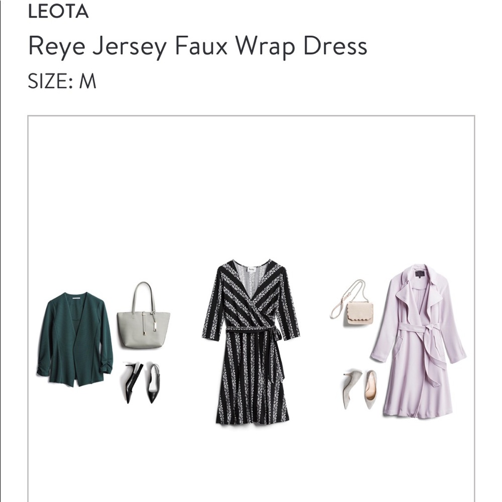 Stitch Fix! Leota Reye Jersey Faux Wrap Dress